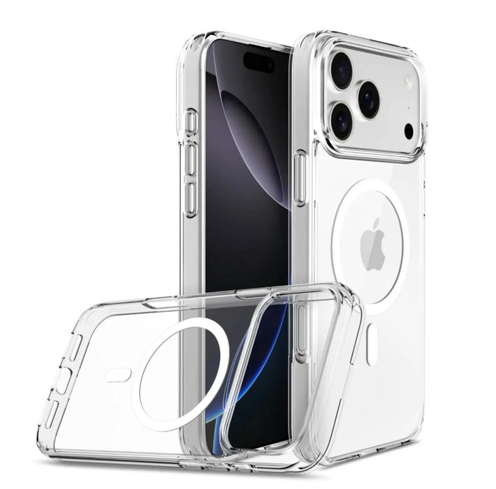 iPhone 17 Pro Max MagSafe Clear Crystal Case Transparent Shockproof Slim Cover