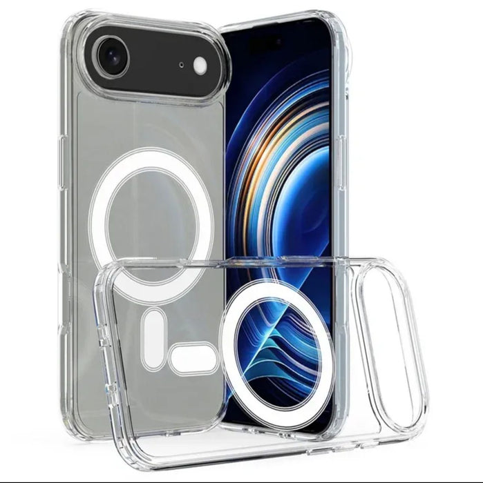 iPhone 17 Pro Max MagSafe Clear Crystal Case Transparent Shockproof Slim Cover