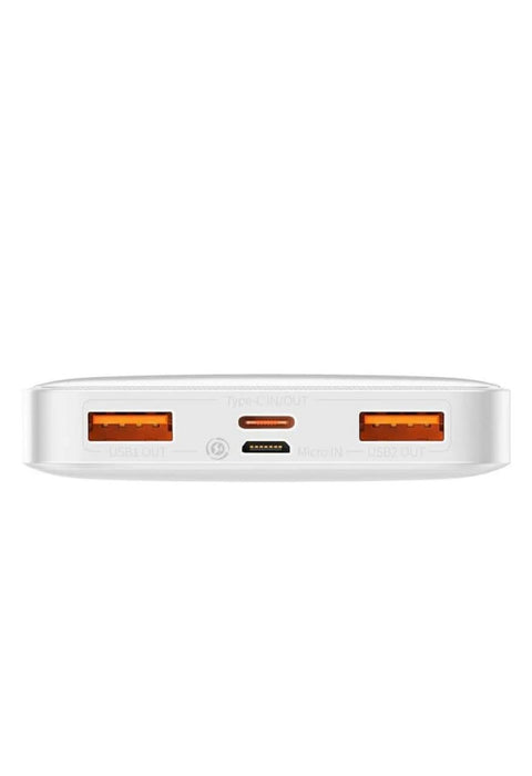 Baseus Bipow Digital Display 20W 10000mAh Power Bank White (PPDL-L02)