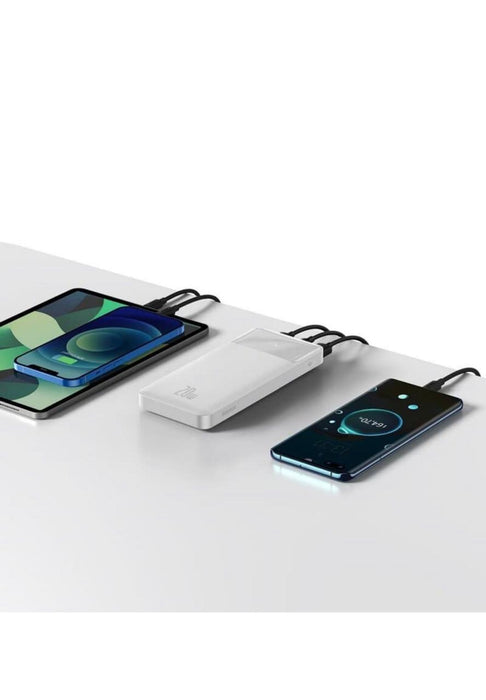 Baseus Bipow Digital Display 20W 10000mAh Power Bank White (PPDL-L02)