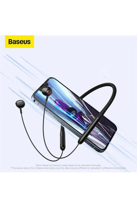 Baseus Bowie P1 Half In-ear Neckband Wireless Earphones Black