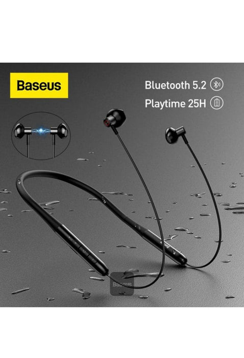 Baseus Bowie P1 Half In-ear Neckband Wireless Earphones Black