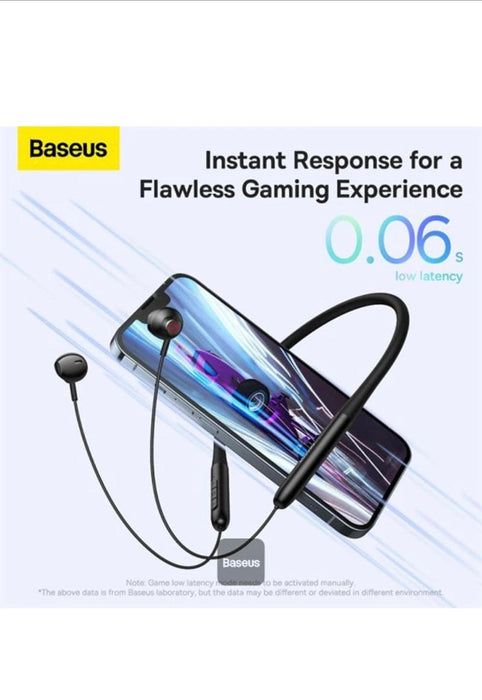 Baseus Bowie P1 Half In-ear Neckband Wireless Earphones Black