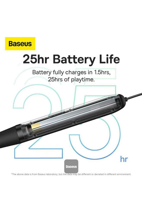 Baseus Bowie P1 Half In-ear Neckband Wireless Earphones Black